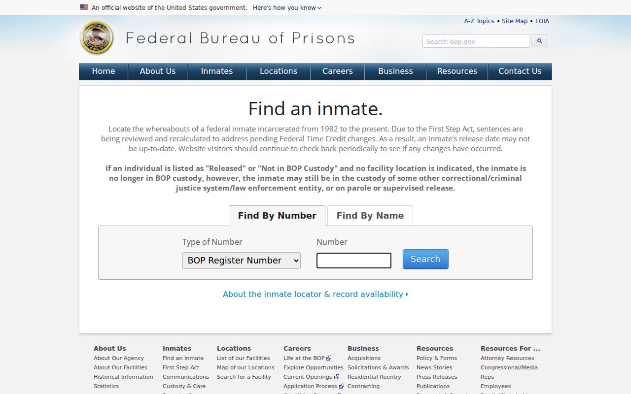 Federal inmate locator used beside Walworth County arrest searches